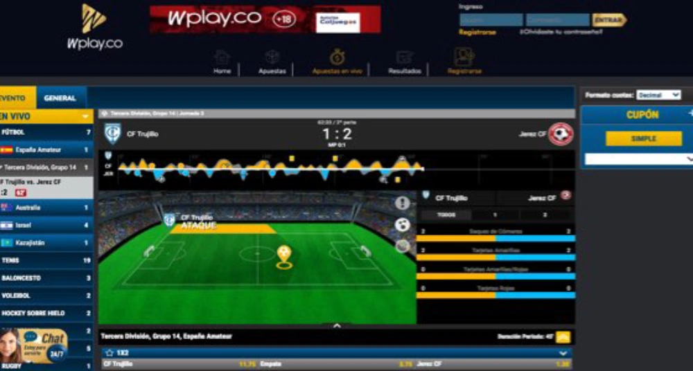 wplay en vivo en apuestas deportivas